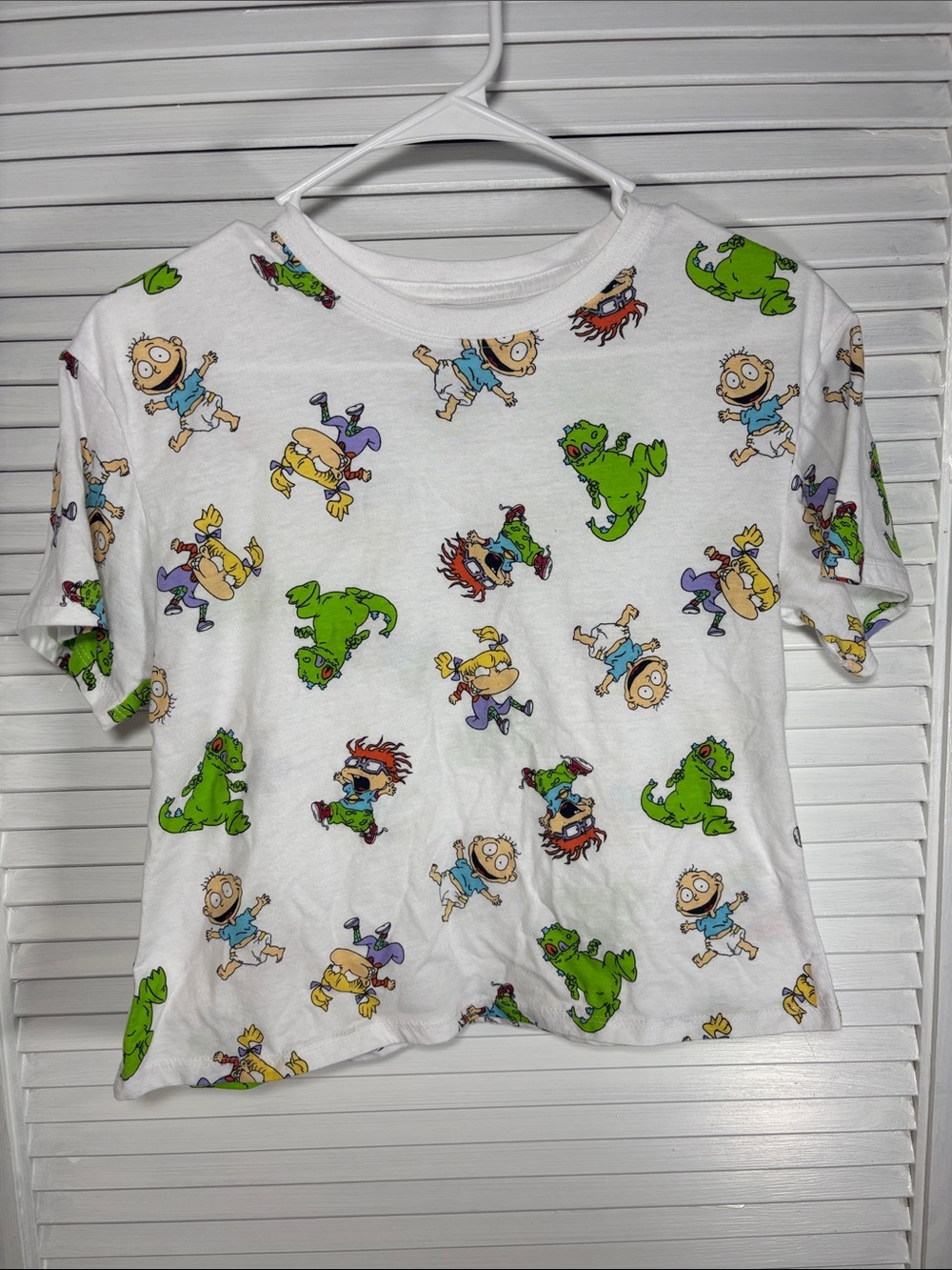 Nickelodeon White Rugrats Crop Tee